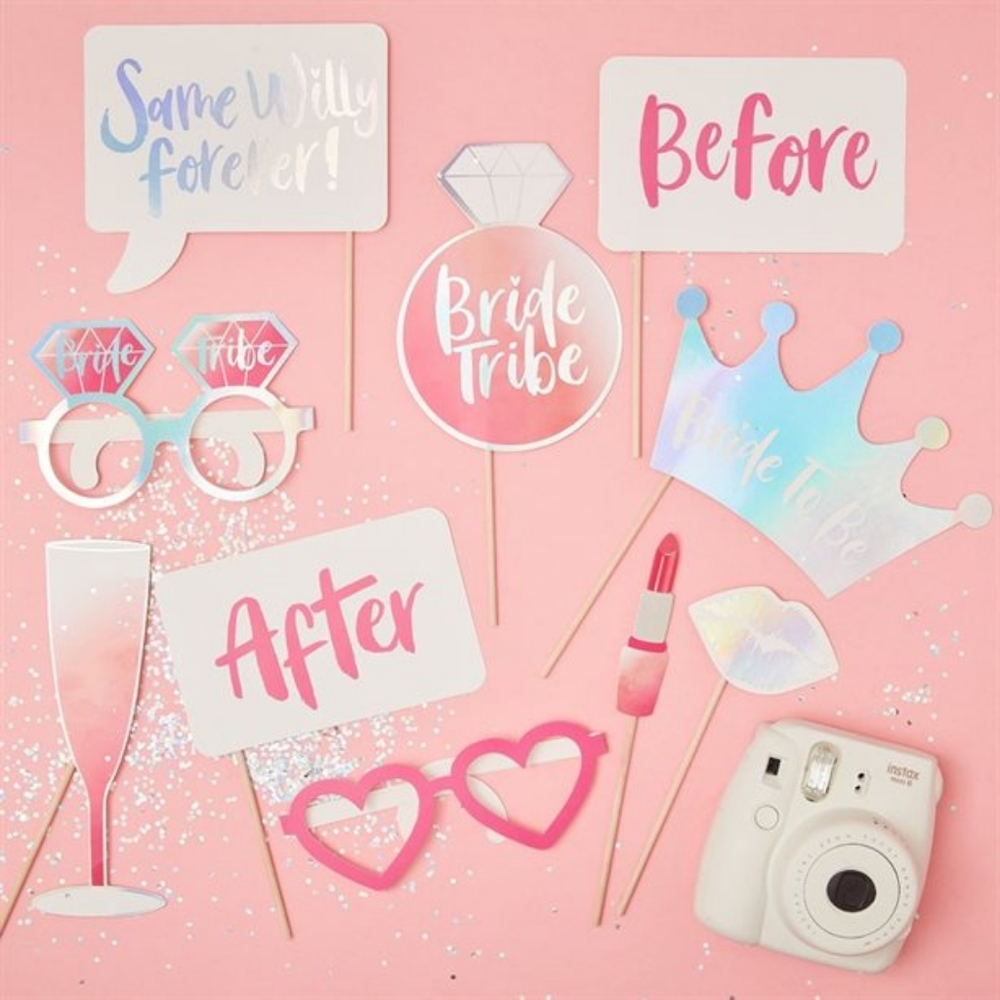 Photo Booth Props (Bridal Shower / Bride / Hen ) - Picture 1 of 2